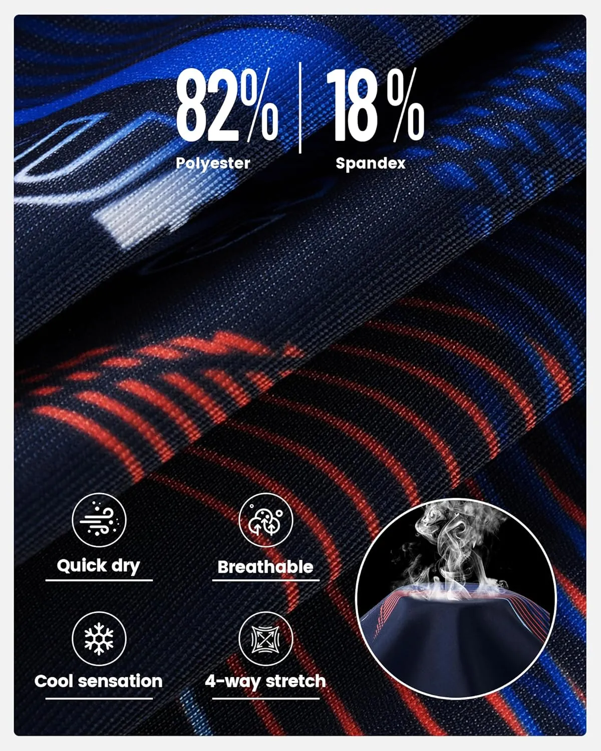 361º Jammers Swimsuit for Men, Competition Lap Swim Suit, Square Leg Endurance Training
