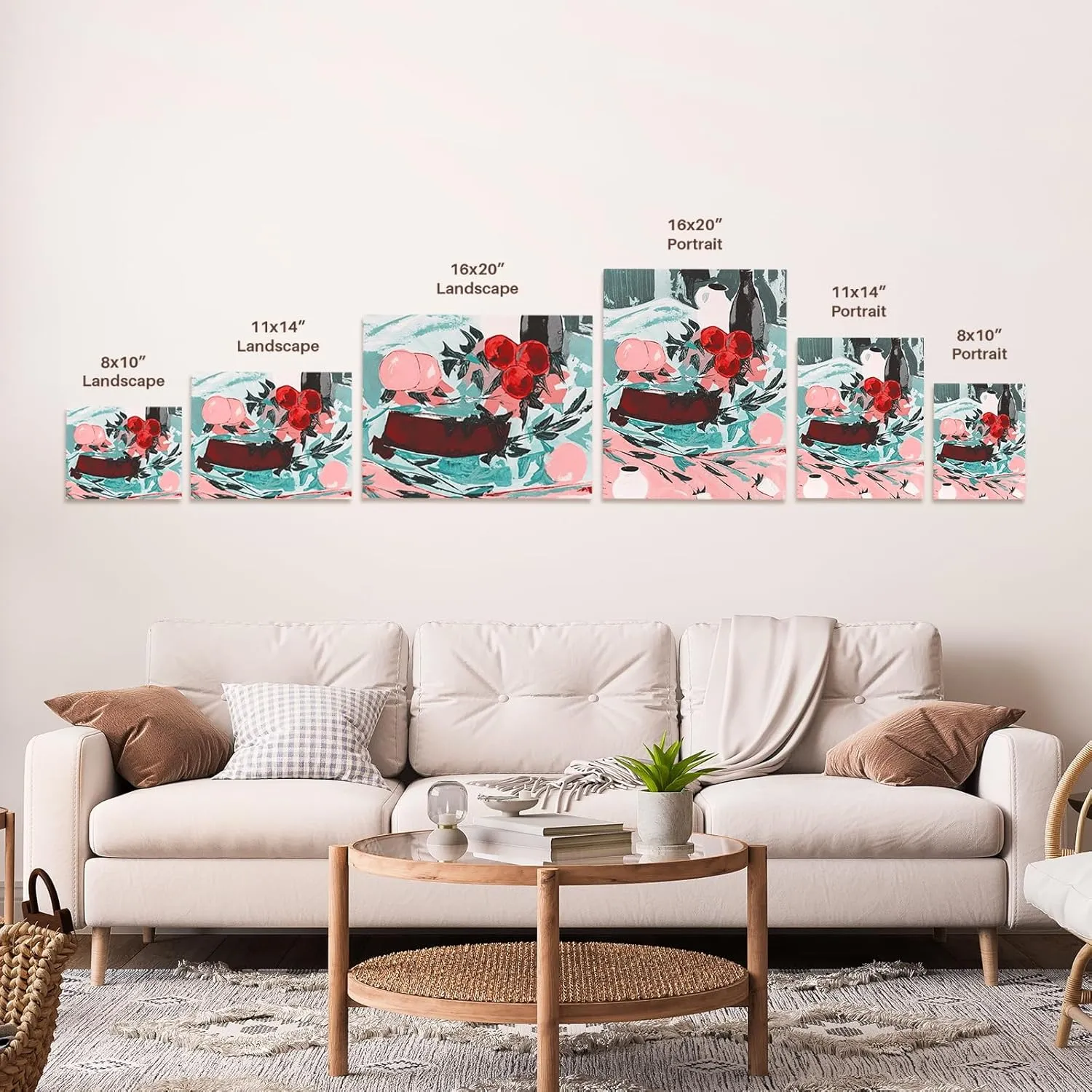 3dRose, Ox Eyed Flower in Frame on Pale Green Diamond Design, Happy Mothers Day, Museum Grade Canvas Wrap 16x20