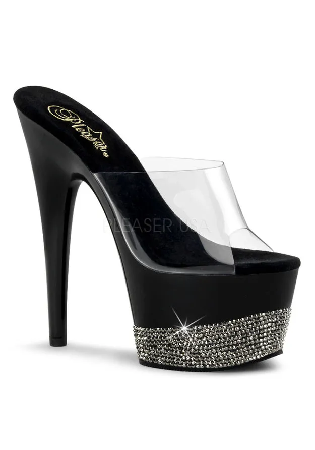 7" Heel, 2 3/4" PF Slide w/ Rhinestone Platform
