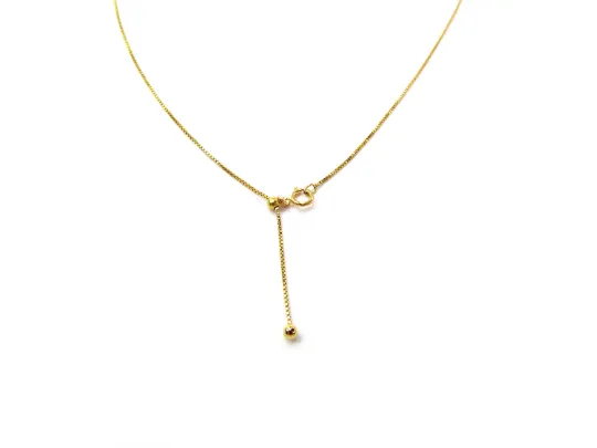 Adjustable Box Chain Necklace
