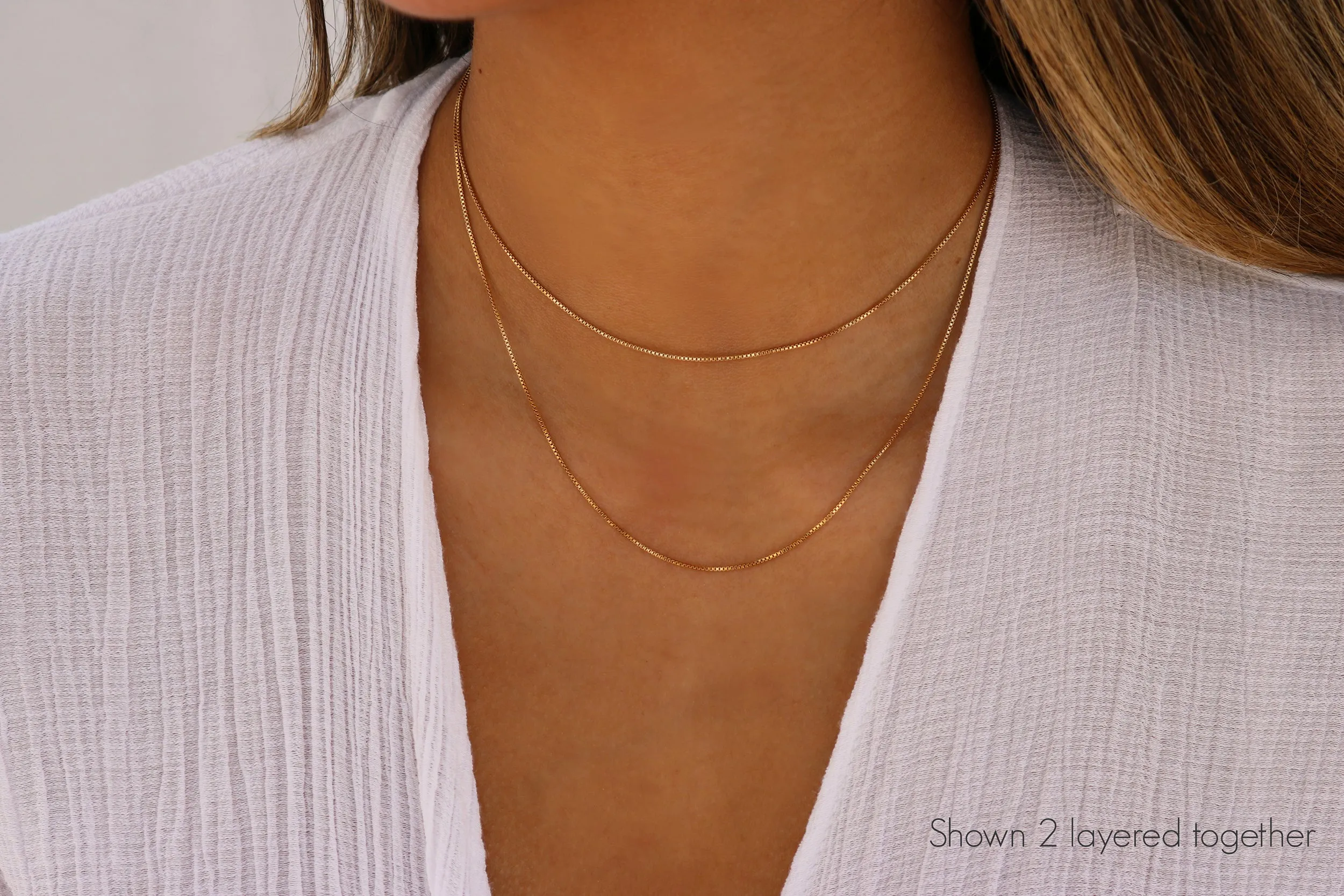 Adjustable Box Chain Necklace