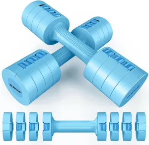 Adjustable Weight Dumbbells Set- A Pair 4lb 6lb 8lb 10lb (2lb-5lb Each) Free Weights Set for Women at Home Gym Equipment Workouts Strength Training for Teens