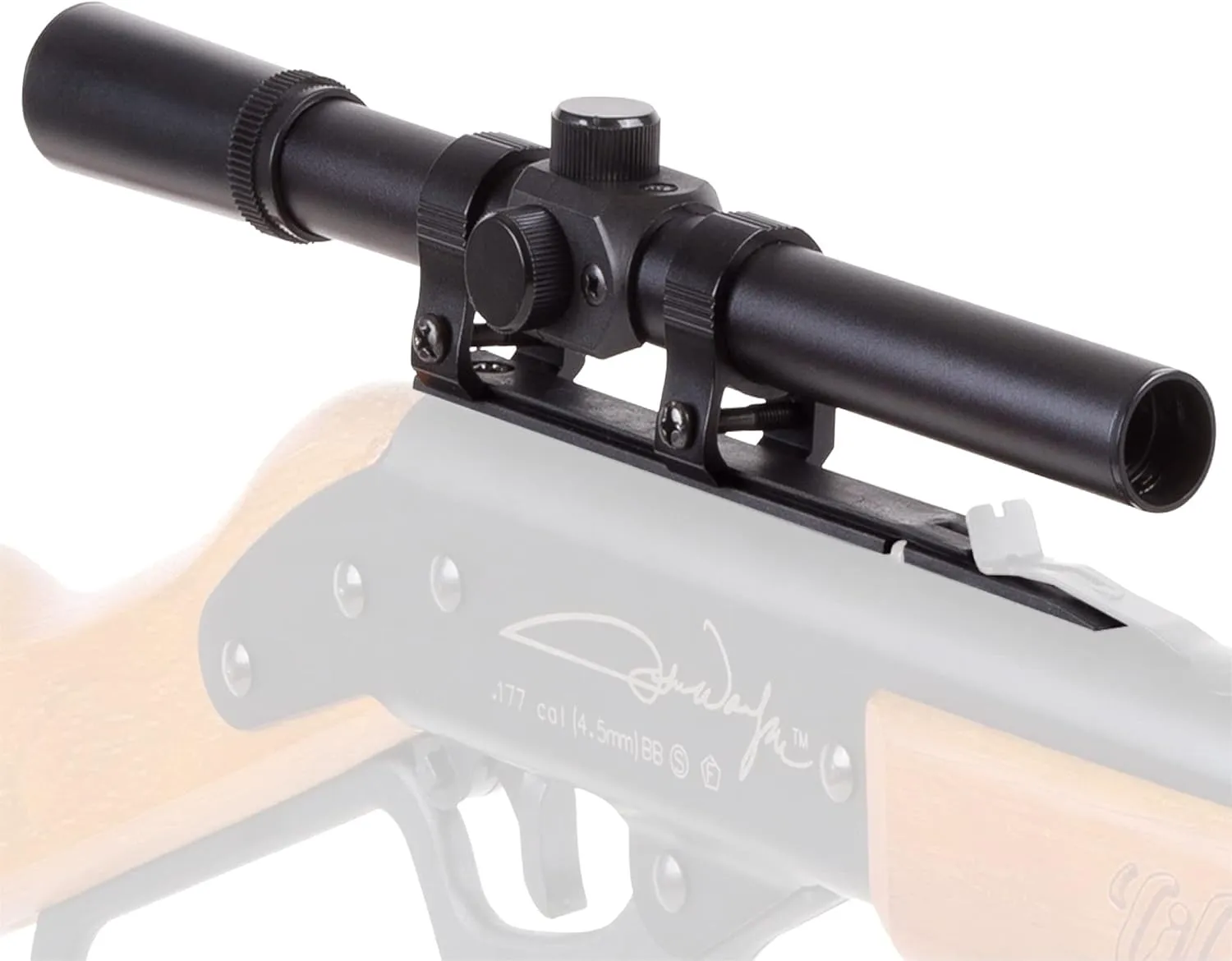 Air Venturi 4x15 Air Rifle Scope and Lasso Mount, BB Gun Scope Attachment