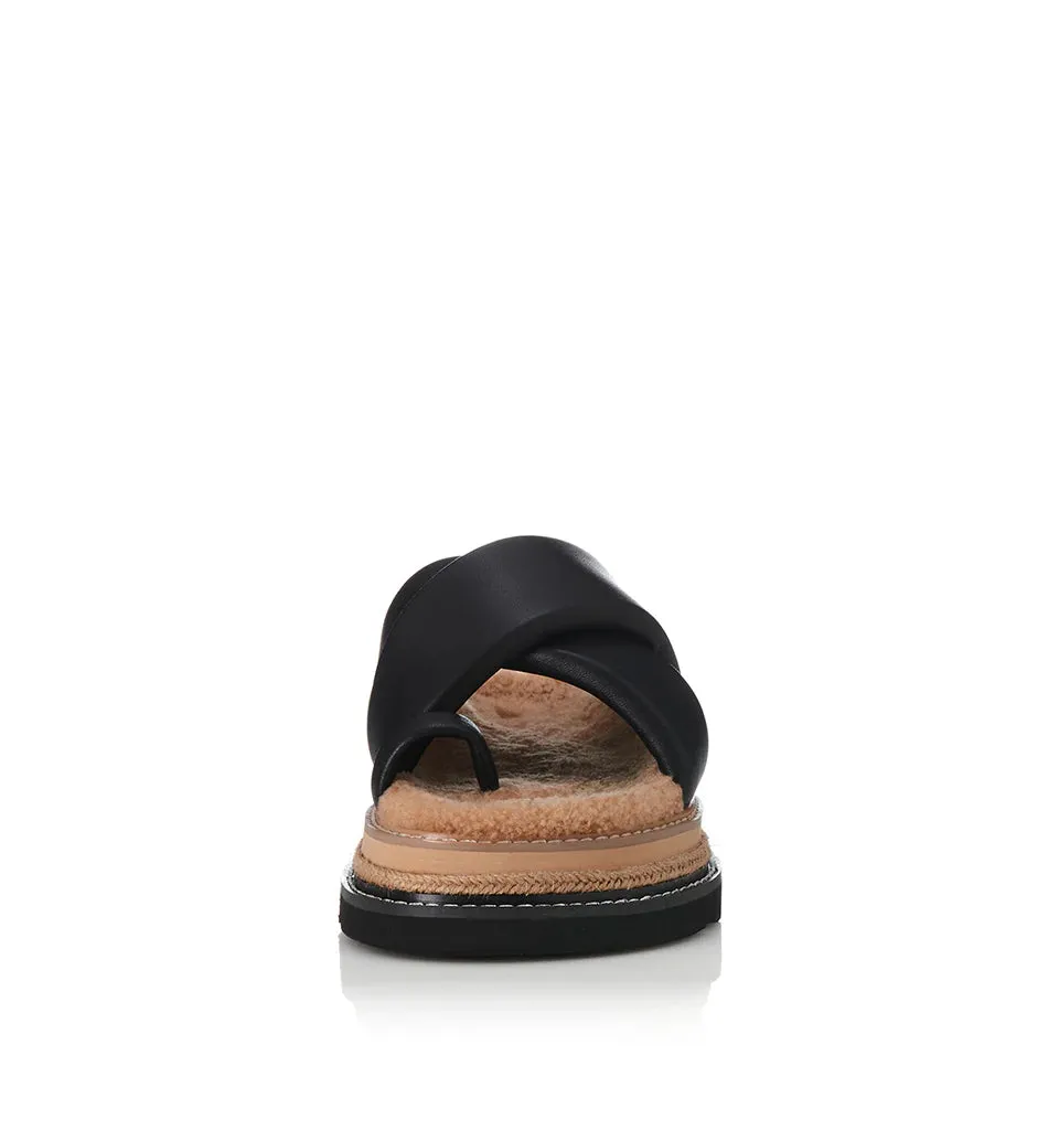 ALIAS MAE - Venga - Black Leather / Sherling