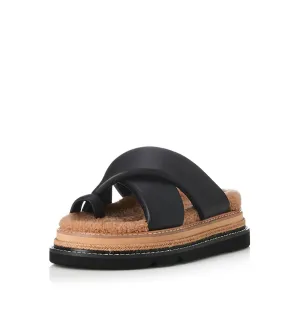 ALIAS MAE - Venga - Black Leather / Sherling