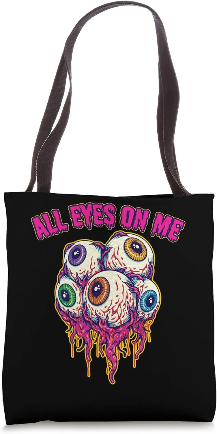 All Eyes On Me Horror Tote Bag