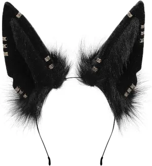 Animal Fox Cat Dog Ears Headband Halloween Cosplay Hairband