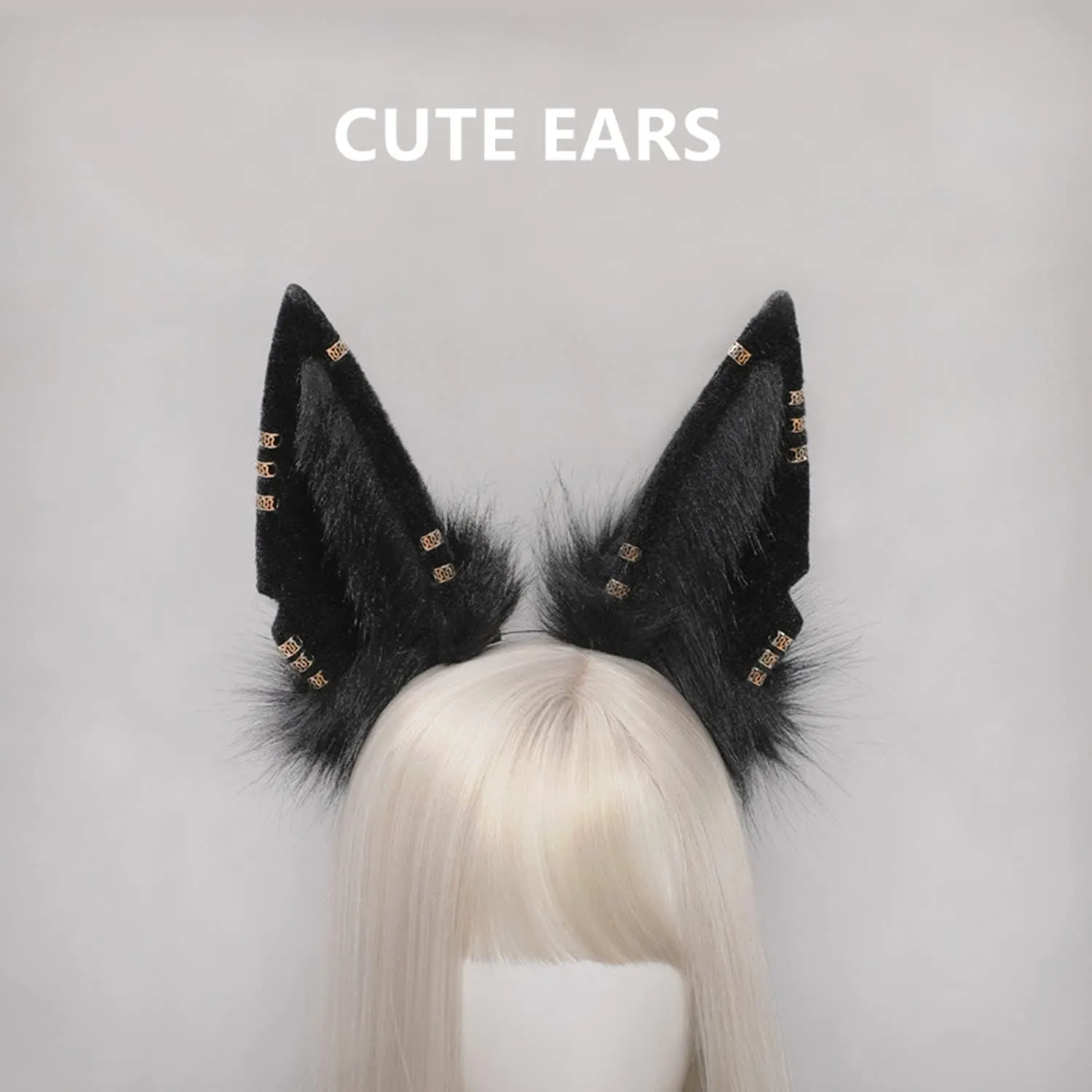 Animal Fox Cat Dog Ears Headband Halloween Cosplay Hairband