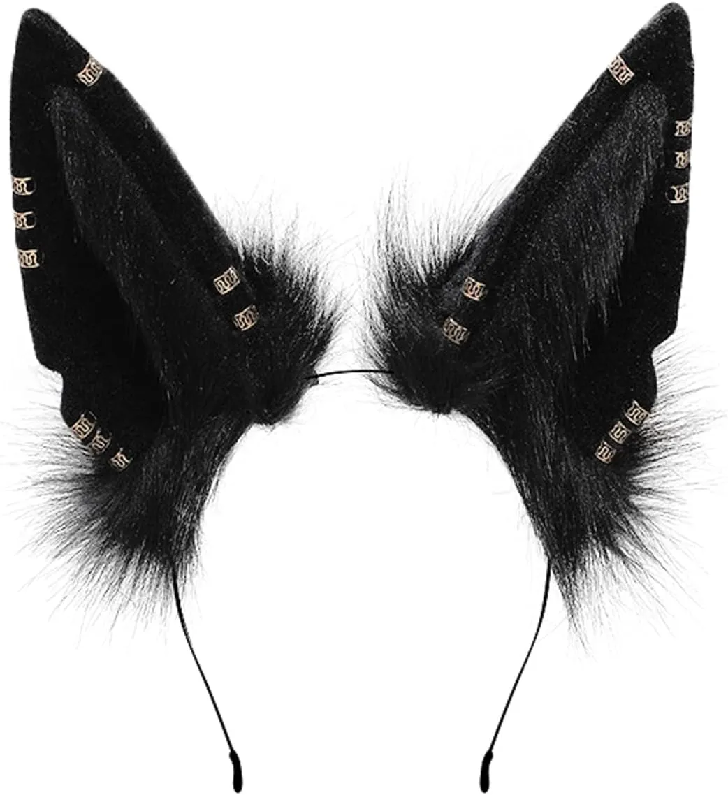 Animal Fox Cat Dog Ears Headband Halloween Cosplay Hairband