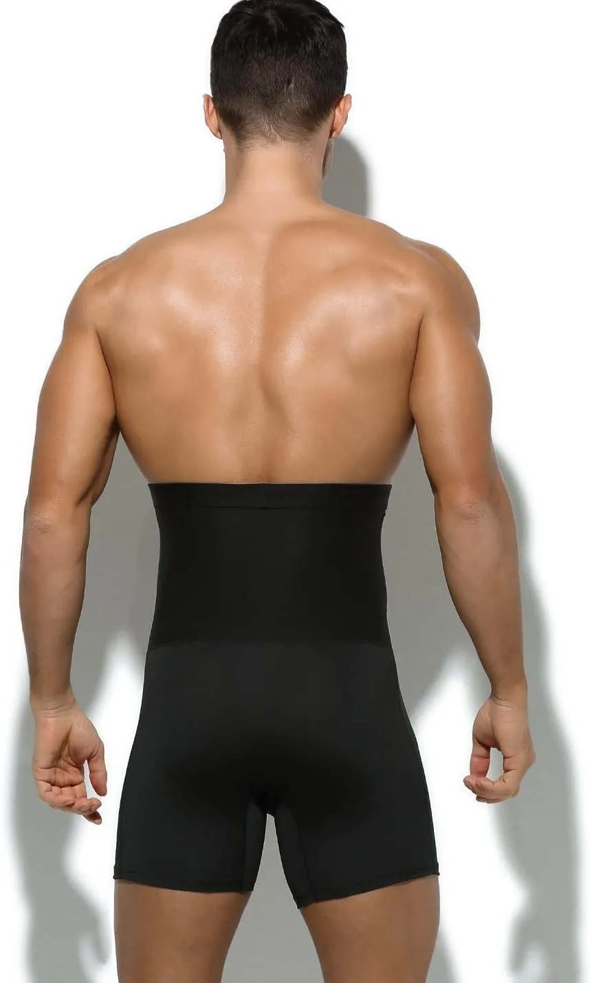 Arjen Kroos Men's Sauna Sweat Pants Weight Loss Shapewear Compression Pants Waist Trainer Workout Sauna suit