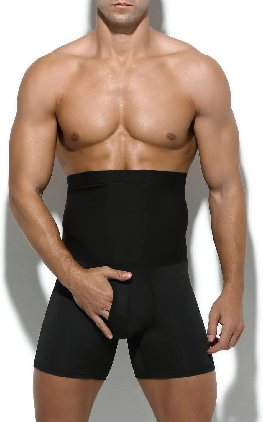 Arjen Kroos Men's Sauna Sweat Pants Weight Loss Shapewear Compression Pants Waist Trainer Workout Sauna suit
