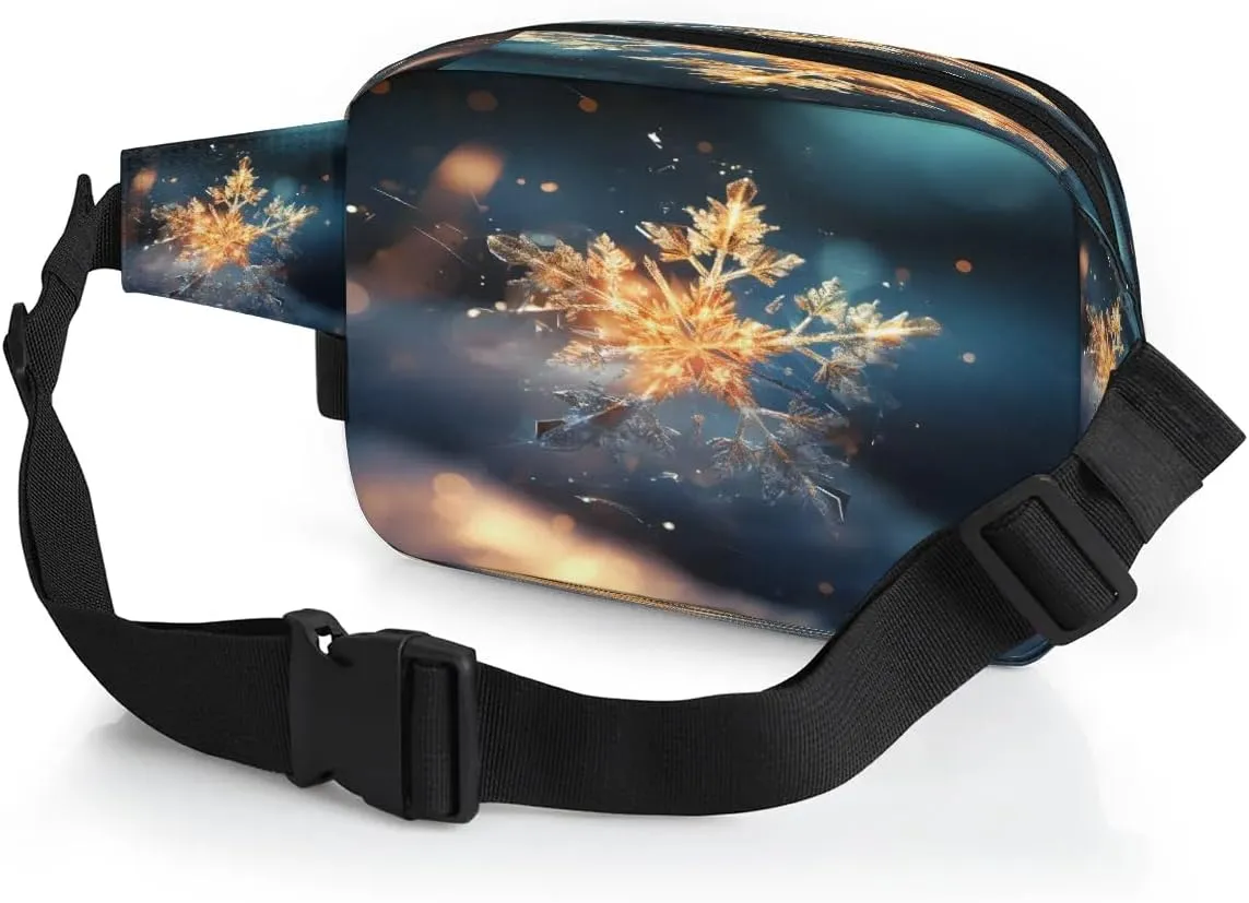 Art Abstract Print Fanny Packs for Women Men Waterproof Waist Bag with Adjustable Strap Belt Bag for Travel Running Hiking