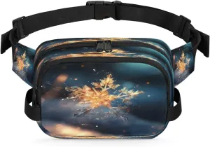 Art Abstract Print Fanny Packs for Women Men Waterproof Waist Bag with Adjustable Strap Belt Bag for Travel Running Hiking