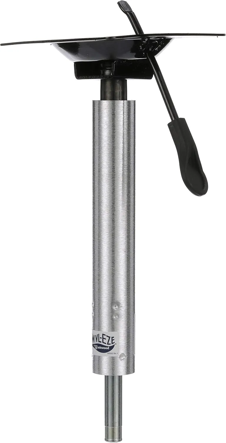 Attwood Lock'N-Pin 3/4" Adjustable Power Pedestal Boat Seat Pin Post with Mount SP-3004-T Threaded