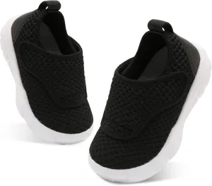 BARERUN Toddler Shoes Wide Toe Box Barefoot Toddler Sneakers Girls Boys Kids School Shoes Non-Slip Toddler Tennis Shoes Slip on Running Shoes for Girls Boys