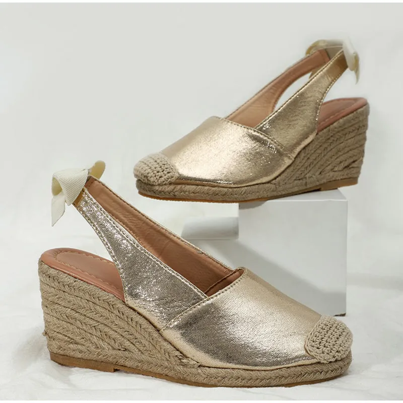 BerriesJam - Slip On Closed Toe Platform Espadrille