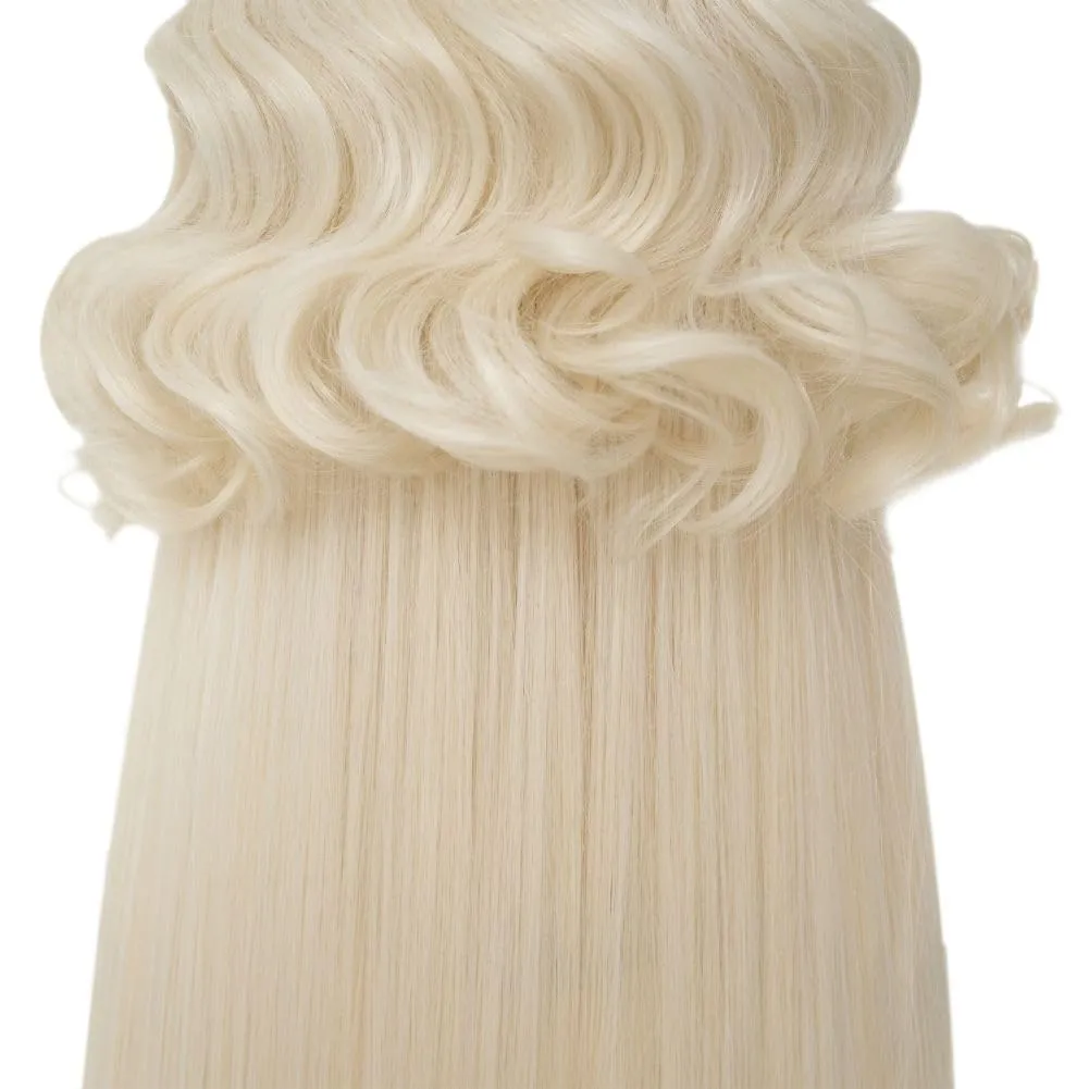 Blonde Wig with Bangs Long Curly Wigs for Women Natural fluffy Synthetic Fibre Hair Cosplay Party Anime Costume Wig