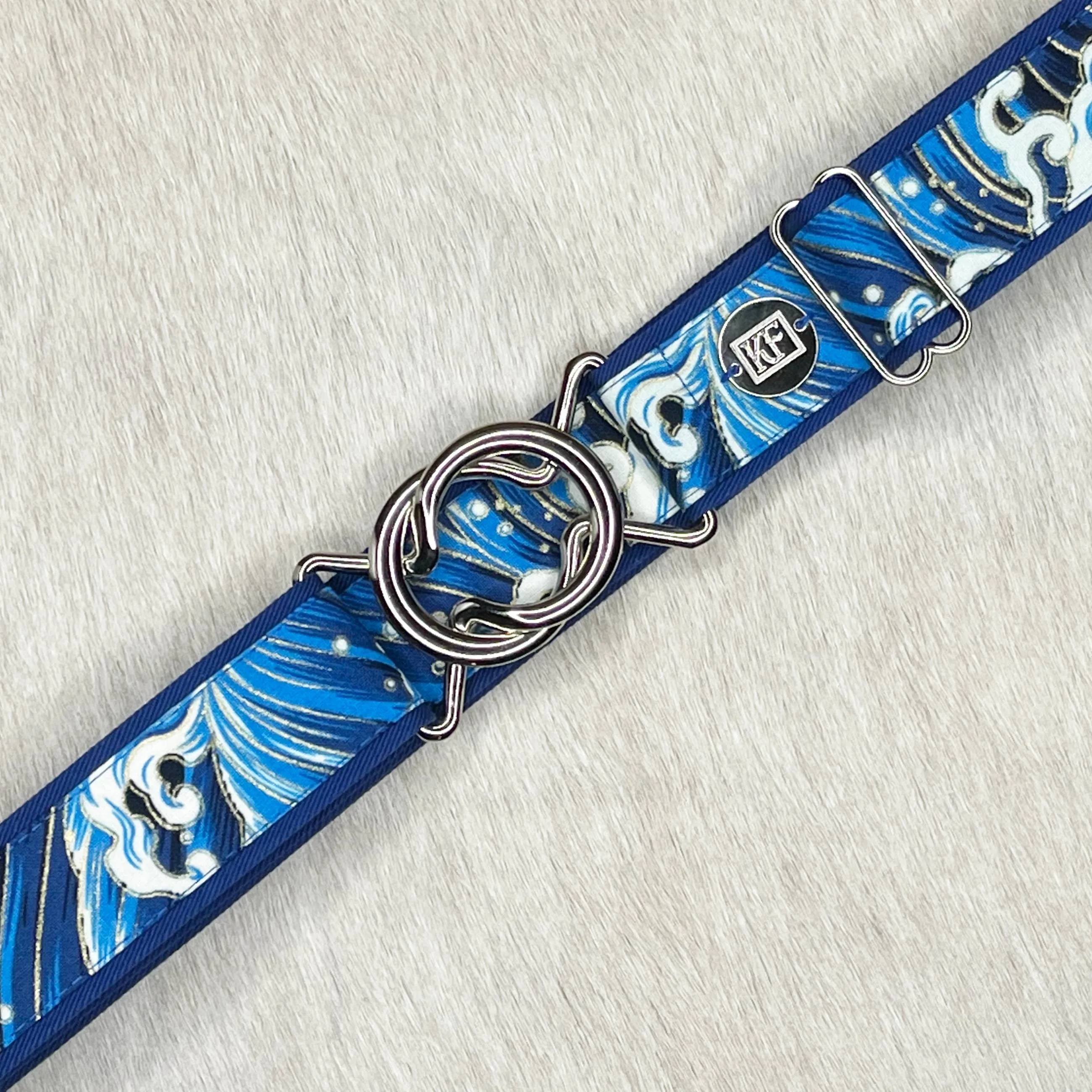 Blue Waves - adjustable belt