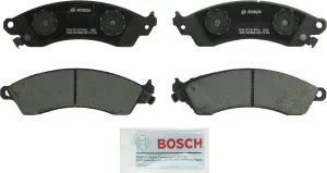 BOSCH BP412 QuietCast Premium Semi-Metallic Disc Brake Pad Set - Compatible with Select Aston Martin DB7; Chevrolet Camaro, Corvette; Ford Mustang; Panoz; Pontiac Firebird; Shelby Series 1; FRONT