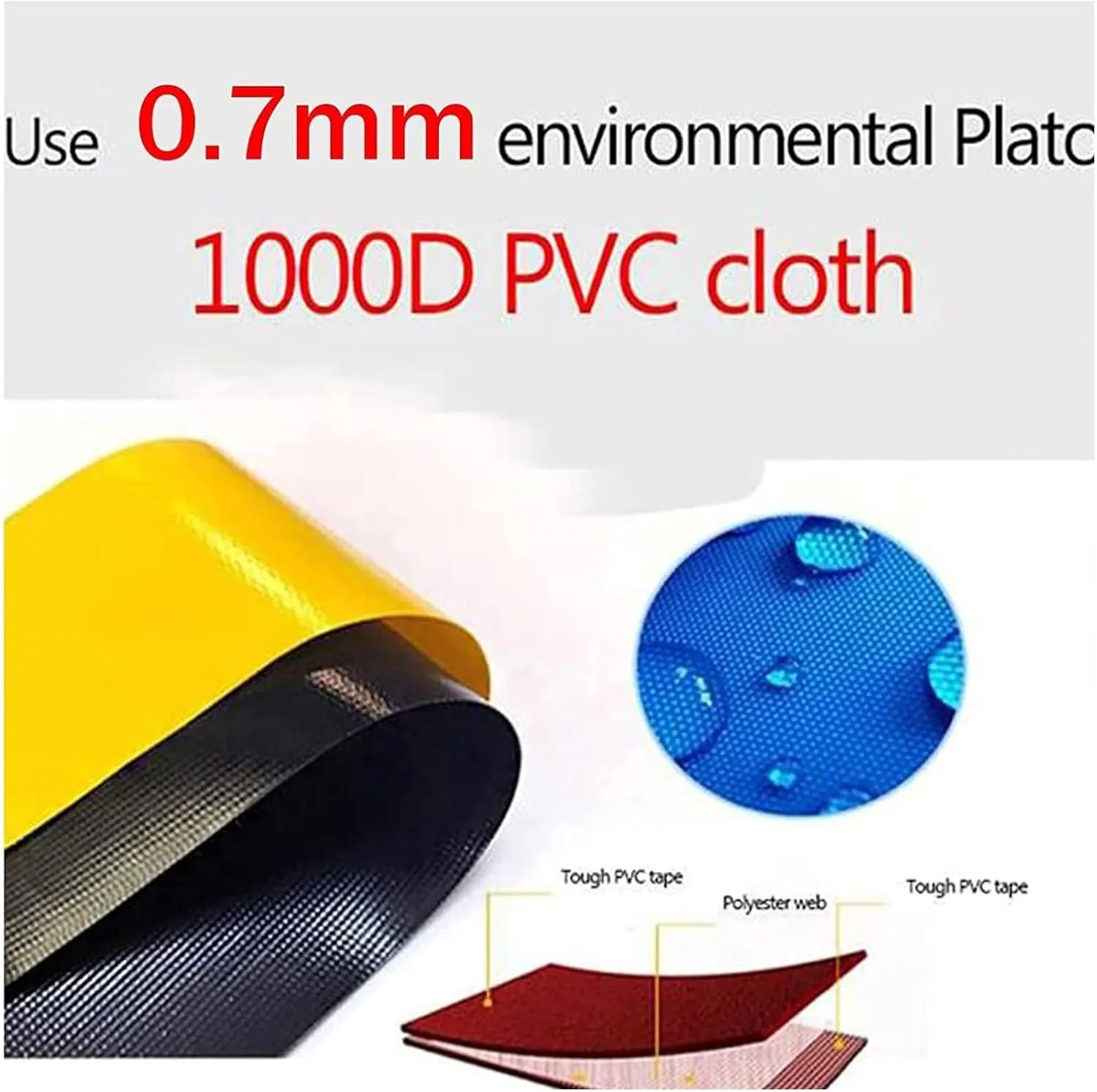 Bounce Swim Platform,Inflatable Water Trampoline, Water Sports Jumping Bag Pillow, Water Lake Water Inflatable Amusement Equipment(1.5 * 5m)