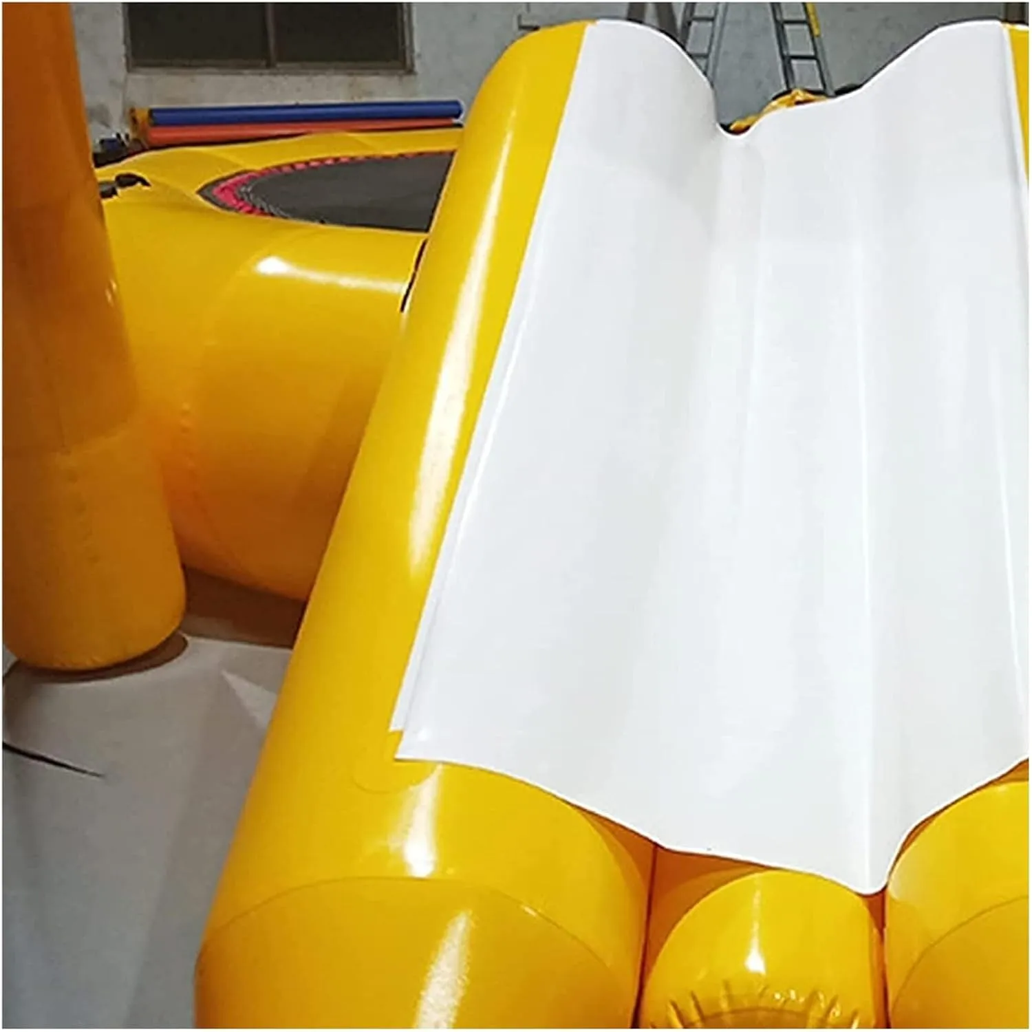 Bounce Swim Platform,Inflatable Water Trampoline, Water Trampoline Lake Inflatable Trampoline, Leisure Water Trampoline with Electric Inflatable, Adult Trampoline Water Amusement Bounce Table,4m(4m)
