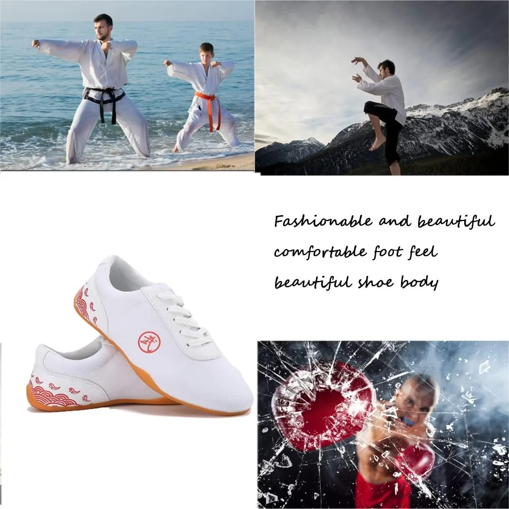 Boxing Karate Kung Fu Tai Chi Shoes,Slip-on Style, Casual,Suitable for Indoor/Outdoor use,
