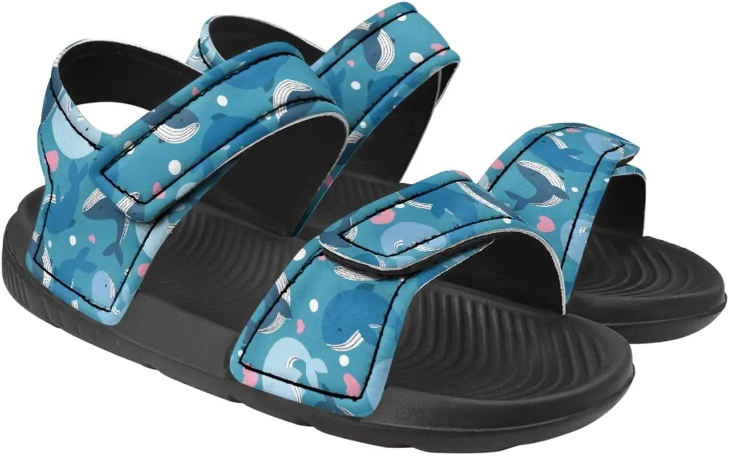 Boys Sandals for Kids Girls Summer Shoes Fashion Slide Sandals with Adjustable Strap Comfort Kids Beach Footwear