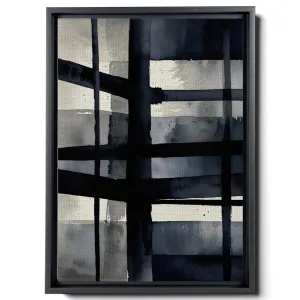 Canvas Print Abstract Symphony in Blue Prints on Canvas Modern Abstract Artistry in Striking Blue Hues Decor Canvas, Arts