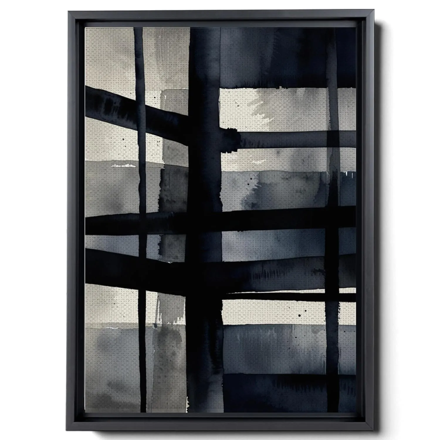 Canvas Print Abstract Symphony in Blue Prints on Canvas Modern Abstract Artistry in Striking Blue Hues Decor Canvas, Arts
