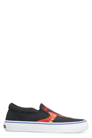 Canvas slip-on sneakers