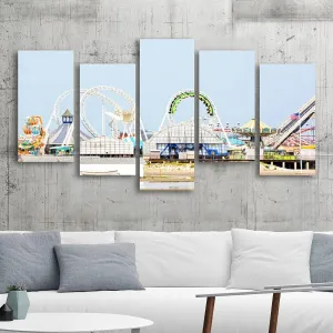 Canvas Wall Art Painting Amusement Park Prints on Canvas Giclee Modern Artwork Stretched and Framed Posters Home Decor Ready to Hang