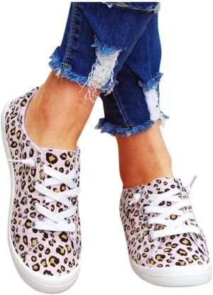 Casual Canvas Shoes Sneakers for Women, Lace up Canvas Sneakers,Lace Up Fashion Comfortable Walking Shoes,Slip On Non Slip Shoes Lace Up Canvas Low Top Shoes