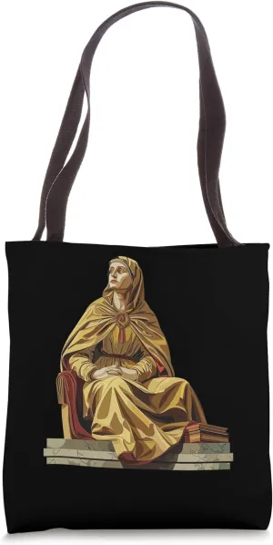 Catherine Of Bologna On A Stone Slab Tote Bag