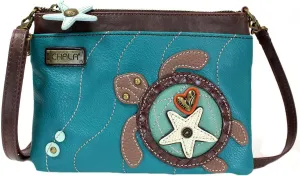 Chala Blue Sea Turtle Mini Crossbody Handbag