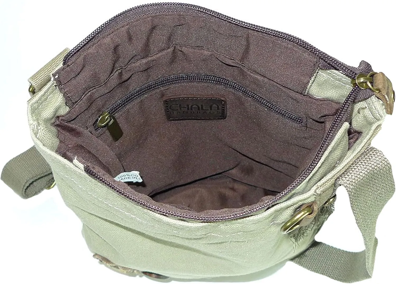 Chala Paw Print Patch Crossbody Handbag