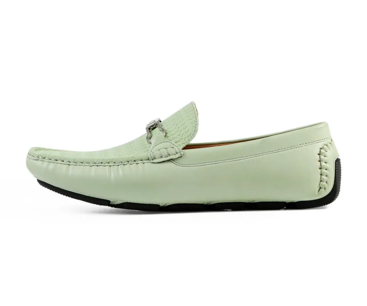 Charles Mint Green Driving Loafers