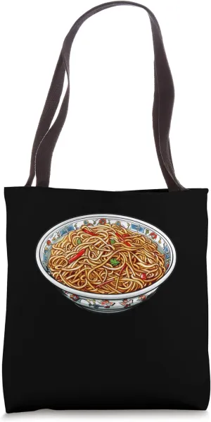 Chow Mein On A Decorative Plate Tote Bag