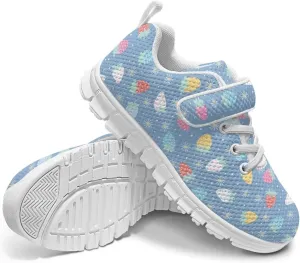 Coloranimal Kids Sneakers Walking Shoes Sports Shoes for Girls Slip On Sneakers Running Shoes Single Buckle Lace Up Shoes