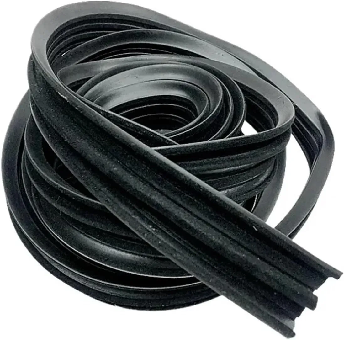 Compatible With Sany Sy 55 60 75 135 215 Excavator Accessories Cab Window Sliding Glass Running Slide Groove Rubber Strip(Type B 1 m)