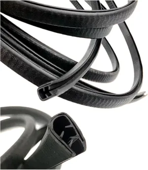 Compatible With Sany Sy 55 60 75 135 215 Excavator Accessories Cab Window Sliding Glass Running Slide Groove Rubber Strip(Type B 1 m)