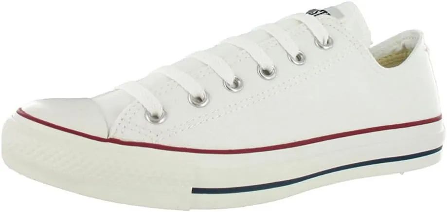 Converse Men's, White Canvas, 6.5 Women/4.5 Men
