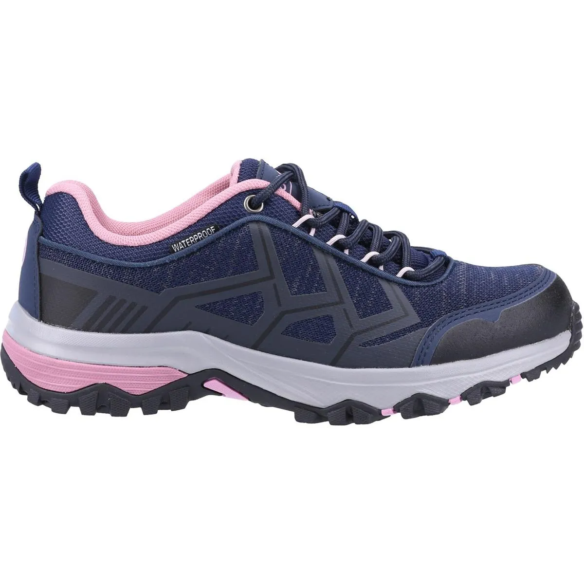 Cotswold Wychwood Low WP Walking Shoe Navy/Pink