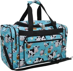 Cow In Town NGIL Canvas Carry on 20" Duffle Bag