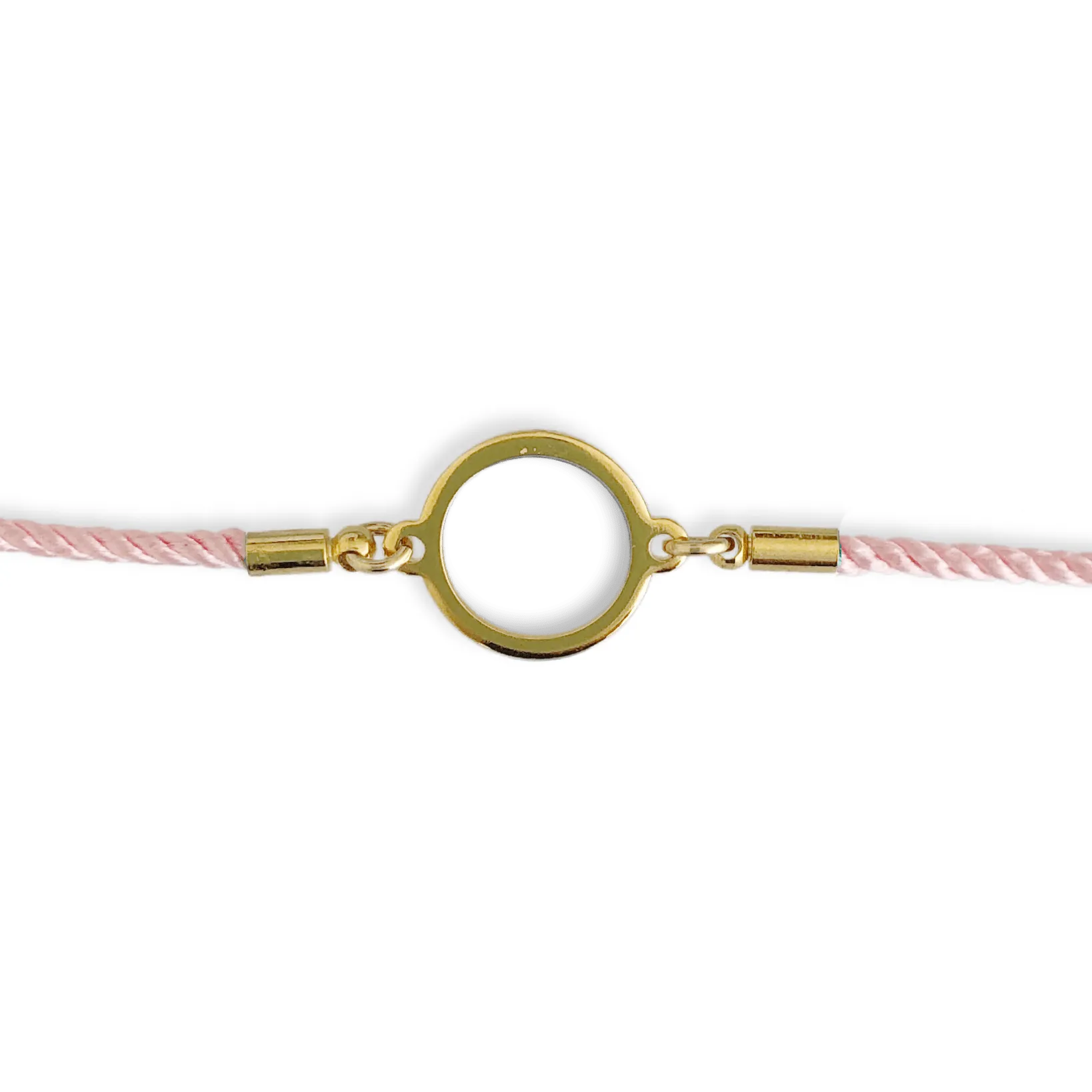 Customizable Round Photo Slide Bracelet