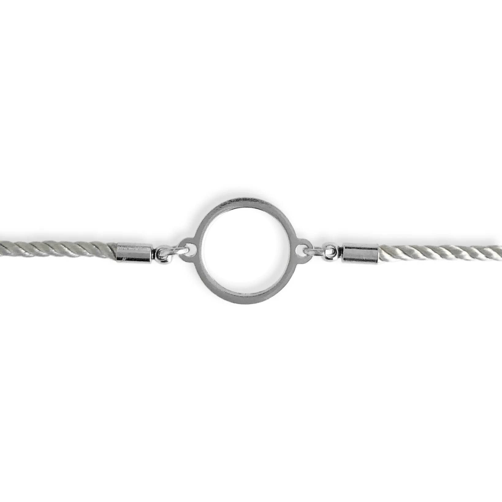 Customizable Round Photo Slide Bracelet