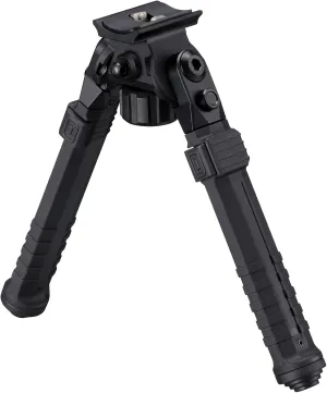 CVLIFE Tactical Rifle Bipod for Rifle Designed to Mount to Sling Swivel Stud, Made of Aluminum and High-Strength Polymer with Adjustable Height and Angle, Solid and Stable for Hunting and Shooting
