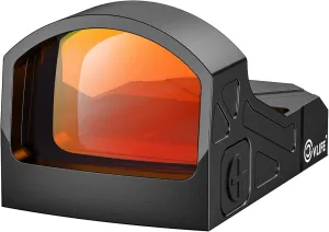 CVLIFE WolfCloak X01 Motion Awake Red Dot Sight for RMR Footprint, 3 MOA Red Dot Open Reflex Optics Sight, 1x24mm Compact Red Dot Scope with Adapter for MOS & 21mm Picatinny Base