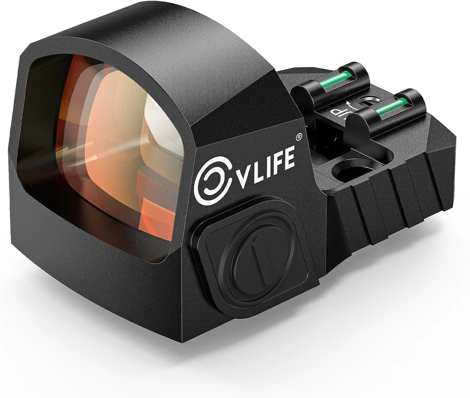 CVLIFE WolfCovert Motion Awake Red Dot Sight,Compatible with RMS/RMSC 3MOA Red Dot Open Reflex Sight Compact Shockproof IPX6 Waterproof, with Adapter Plate for MOS 21mm Picatinny Base