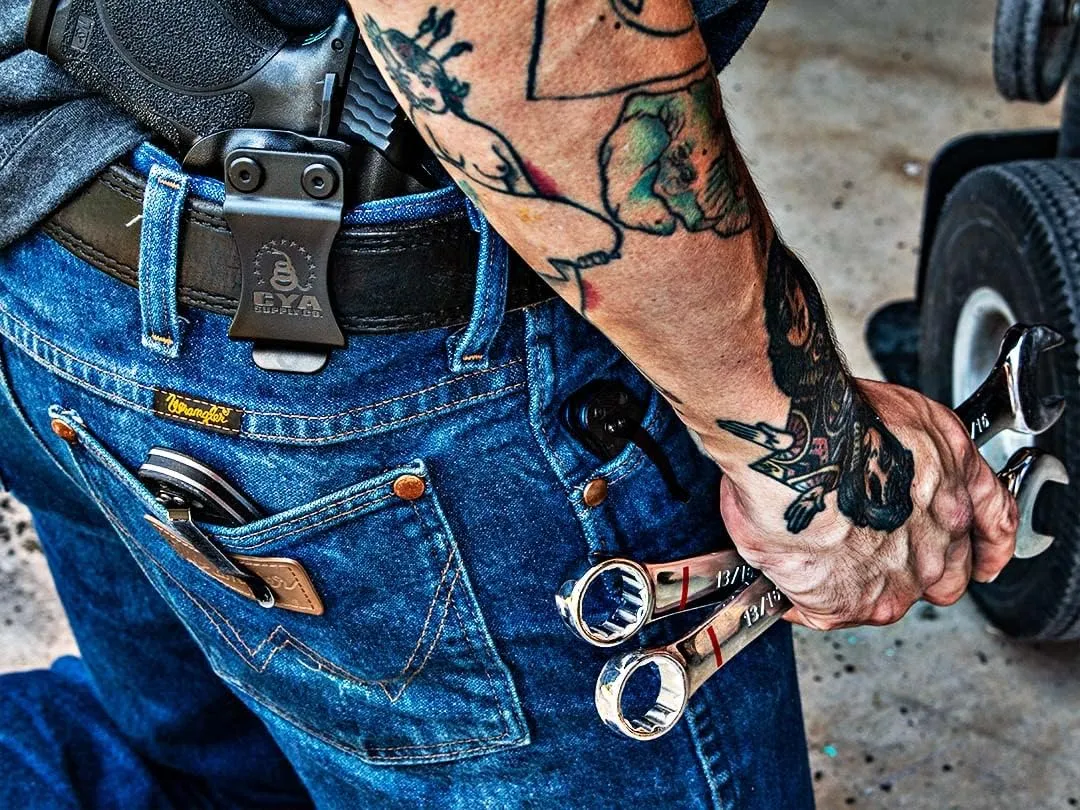 CYA Supply Co. Base Optics Ready (OD Green) Inside Waistband Holster Concealed Carry IWB Veteran Owned Company Fits