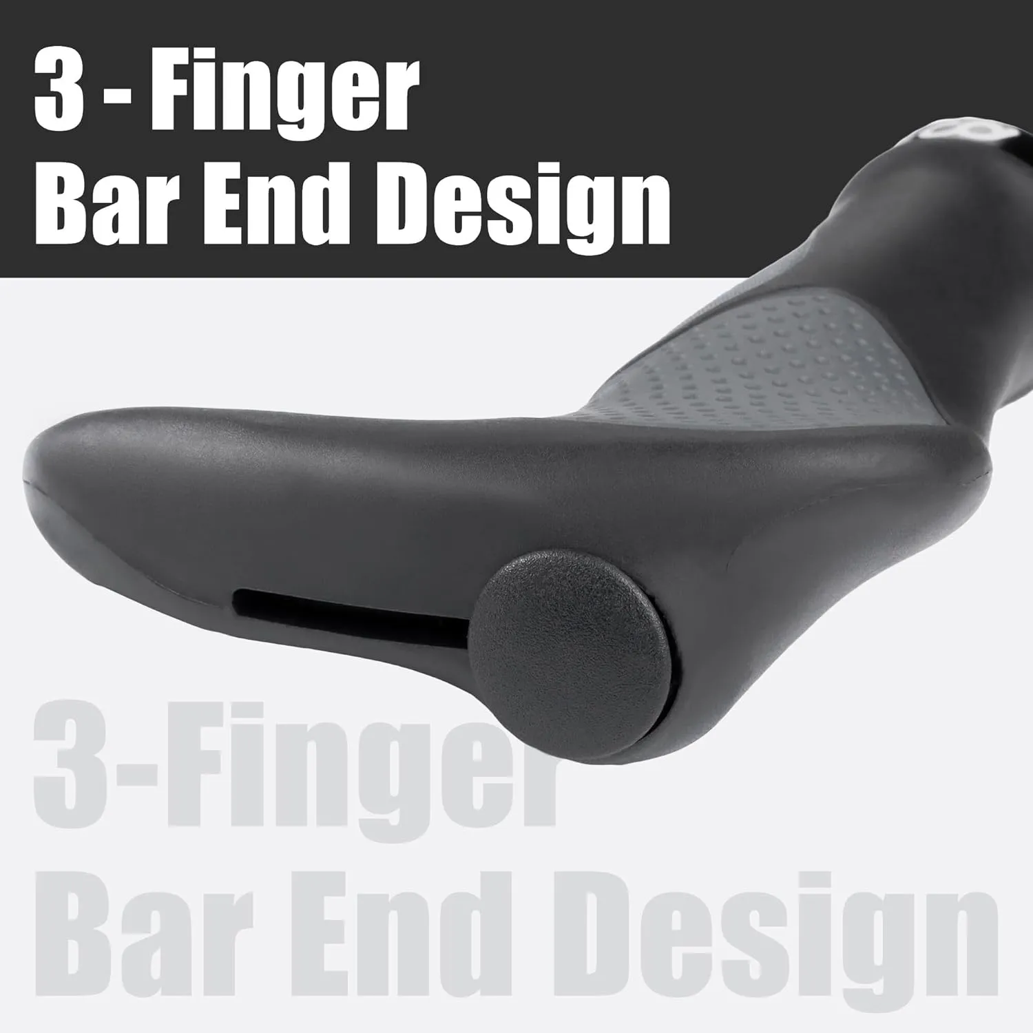 CyclingDeal Mountain Bike Grips Bicycle Handlebar Grips - Ergonomic Bike Grips Anti-Slip Design for MTB Grips - Soft Gel Bike Handlebar Grips - Quality Bike Handle Grips